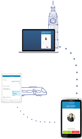 Connect multiple locations and mobile and remote workers.